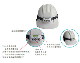 NEW-589(感應式)迷你充電LED頭燈